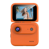4K Mini Vlog Camera with Flip Screen and TF Card Support