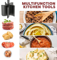 Durable Kitchen Meat Chopper for Beef, Turkey and Food Mixing
