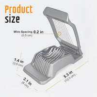 Durable Egg Cutter for Boiled Eggs Dishwasher Safe