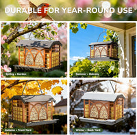 Double Suet Cage Garden Decor