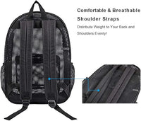 Lightweight See-Through Mesh Backpack