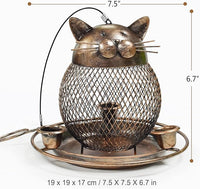 Heavy Duty Metal Bird Feeder for Outdoor Use – Finch and Sparrow Garden Hanging Feeder