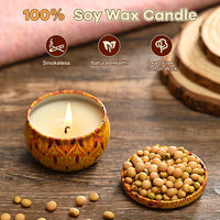 Aromatherapy candle set for stress relief and relaxation