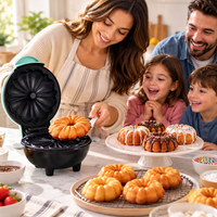 Electric Multi-Treat Maker for Lava Cakes, Donuts & Waffles