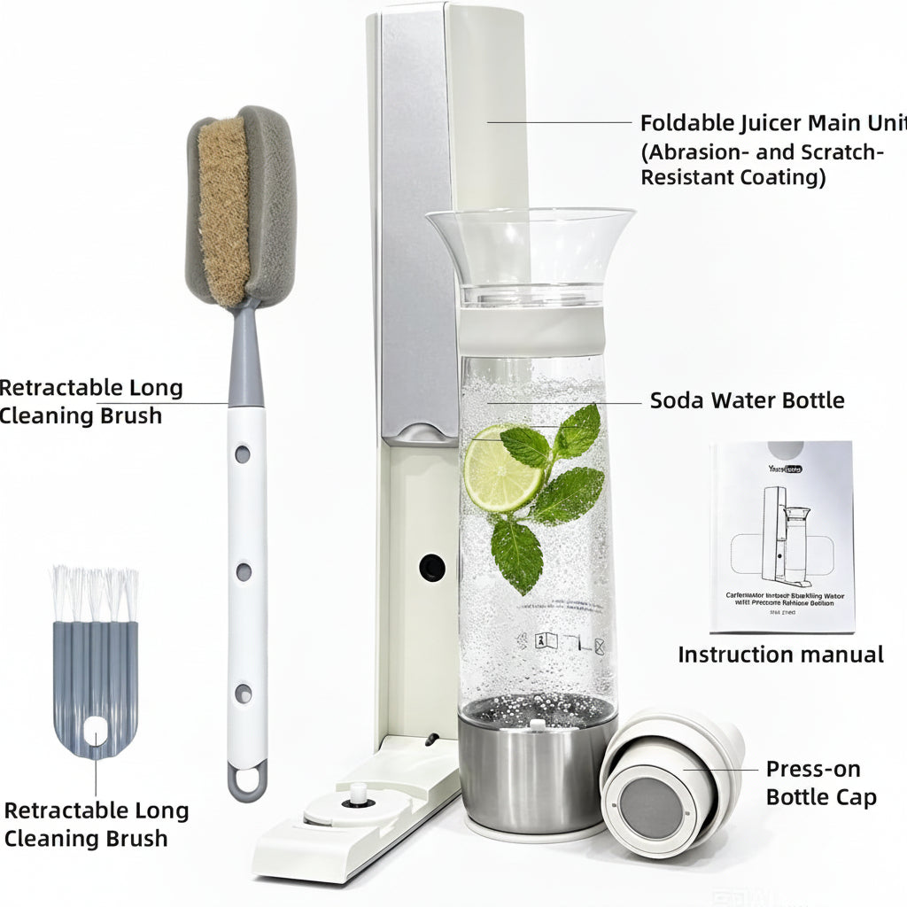 Foldable Soda Maker Machine for Carbonated Beverages