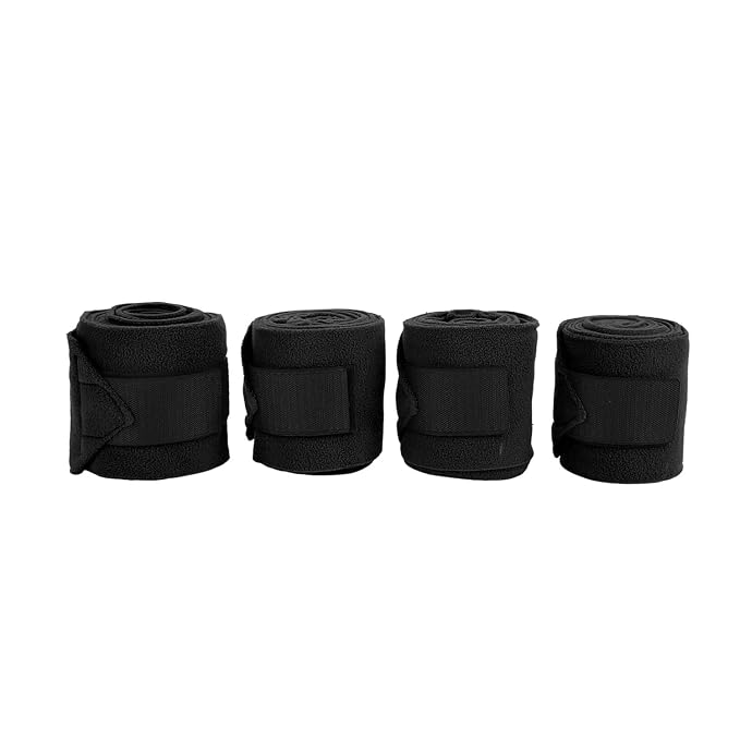 Horse Grooming Leg Wraps With Comfortable Fleece Fabric