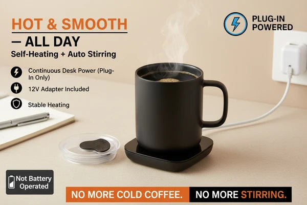 Electric kettle quickly boiling water for tea, coffee and everyday hot beverages