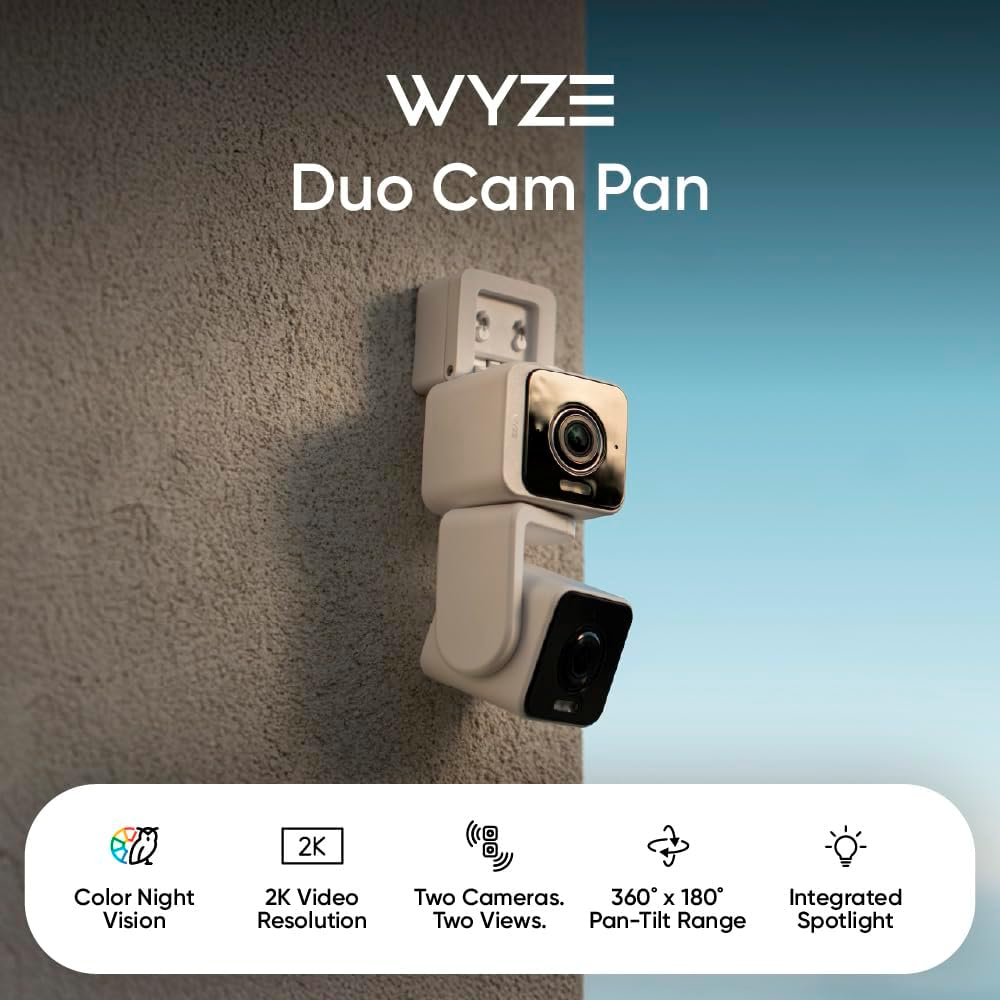 Indoor outdoor camera with pan tilt movement for wider space viewing