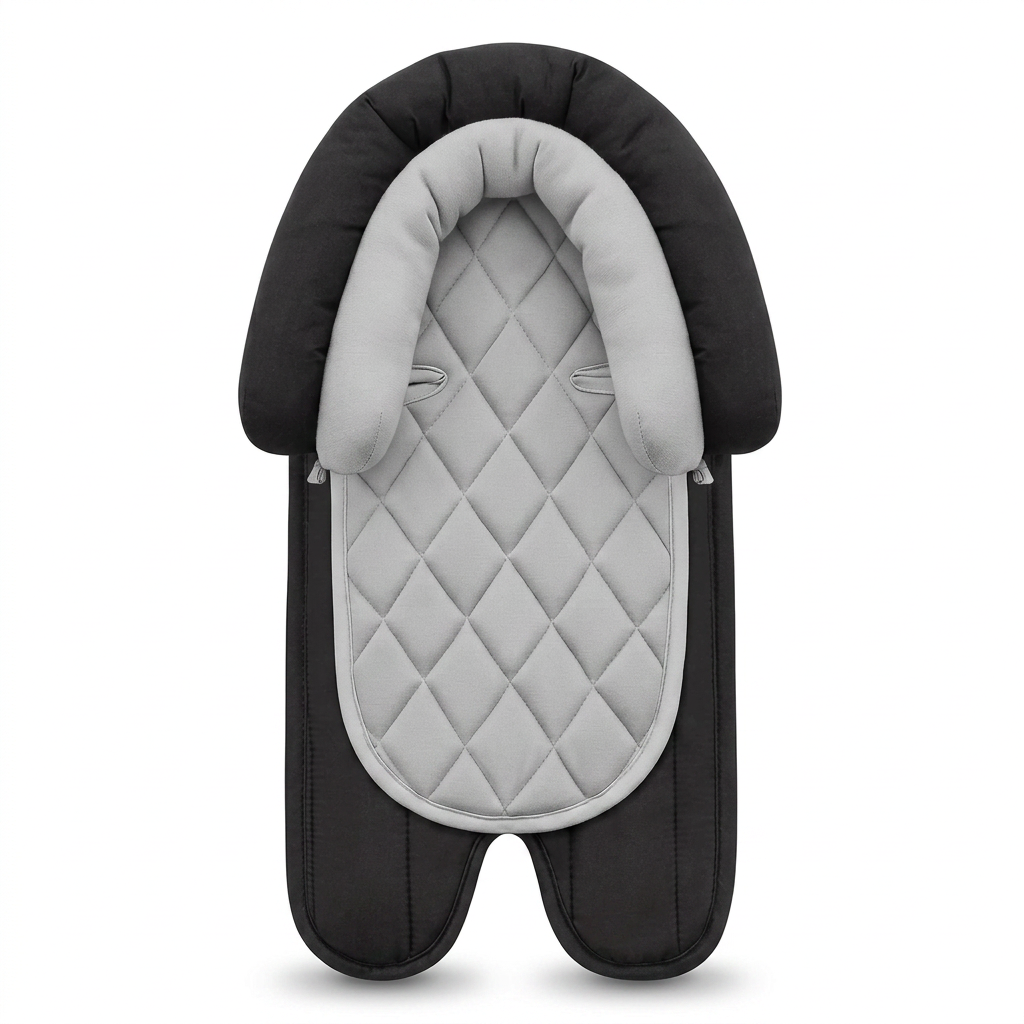Infant car seat head support cushion soft newborn insert