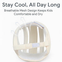 Infant safety helmet lightweight breathable design