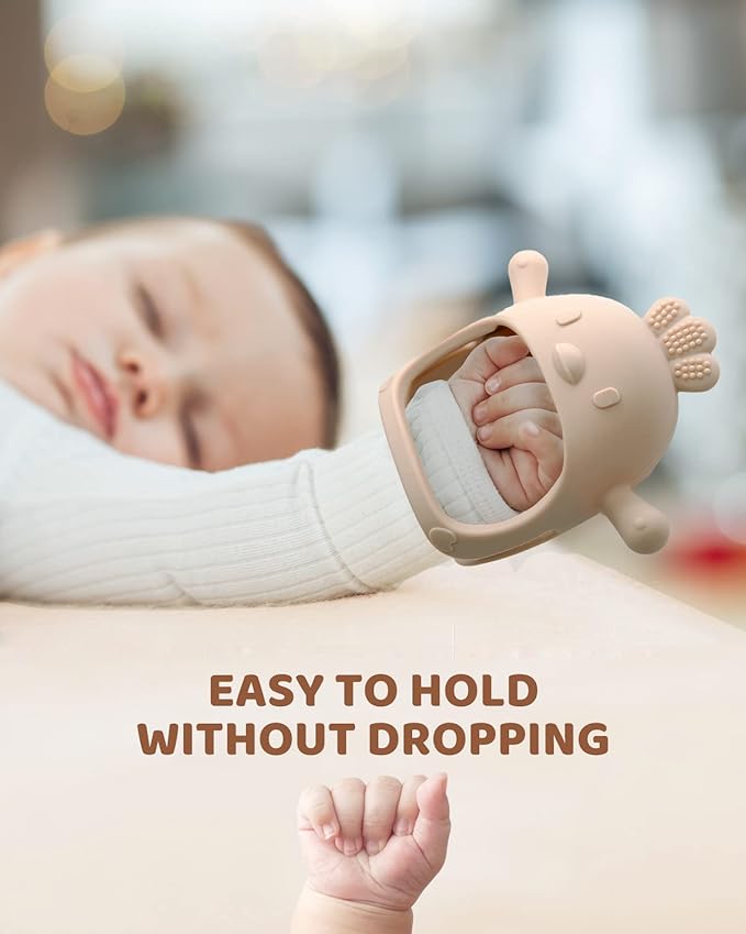 Infant sensory teether toy for oral development