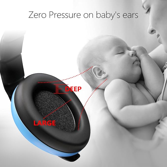 Infant sound protection headphones lightweight design