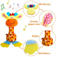 Infant Developmental Hand Grip Toy With Soft Rattle Design