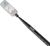 Close-up of Insta360 Invisible Selfie Stick, Lightweight and Portable for 360° Photography