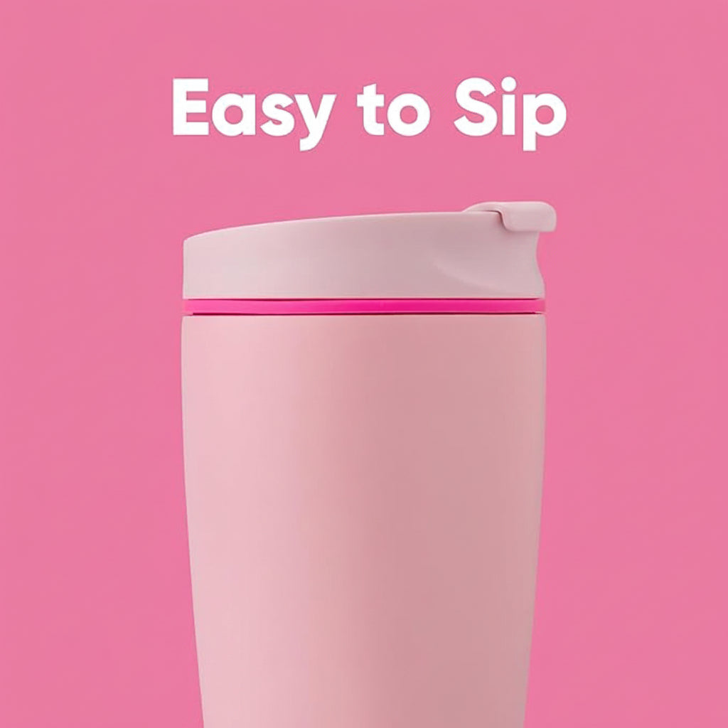 12oz Travel Coffee Cup with Sliding Lid