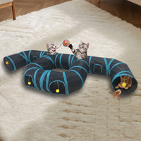Interactive cat nest bed for indoor play and rest