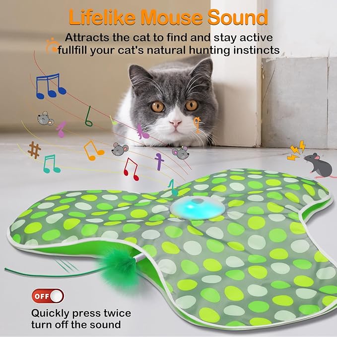 Nina Ottosson Buggin' Out Puzzle & Play – Interactive Cat Puzzle Feeder with 16 Hidden Compartments