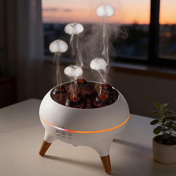 Jellyfish Aroma Diffuser with Remote Control & 7-Color Light