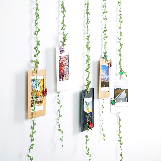 Jungle theme greenery nursery decor with artificial vines