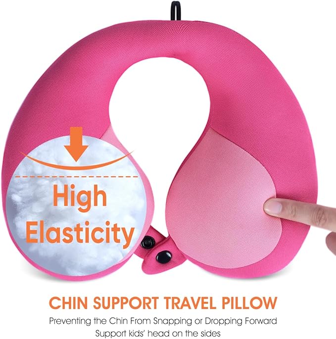 Kids travel pillow soft breathable fabric design