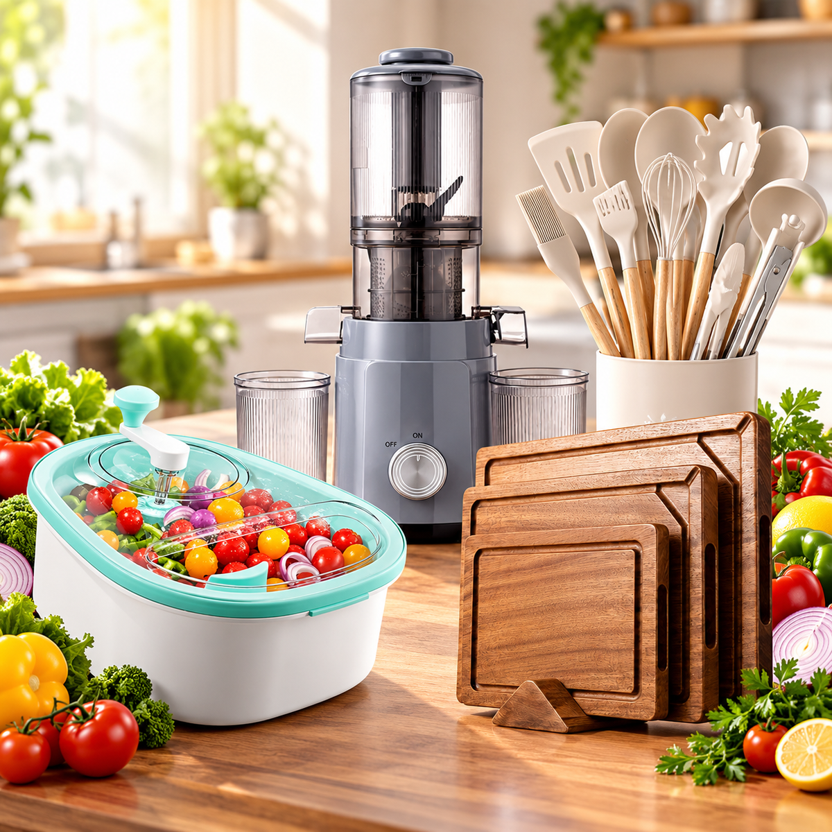 Four Product Kitchen Preparation Bundle For Everyday Cooking