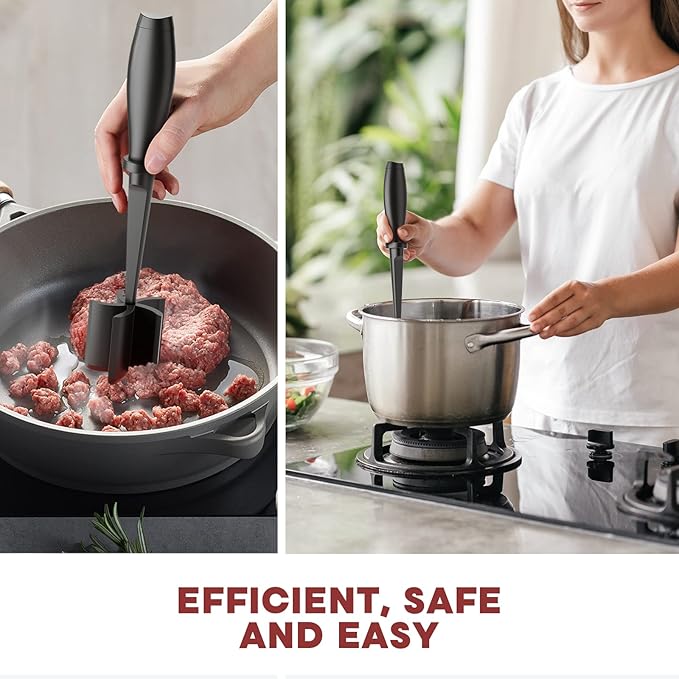 Heat Resistant Meat Chopper for Easy Cooking and Food Mixing