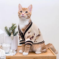 Soft Knit Dog Cardigan For Small And Medium Dogs