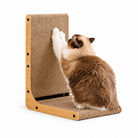 L-Shaped Cardboard Cat Scratcher for Indoor Cats