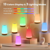 LED bedroom lamp with modern design and adjustable brightness