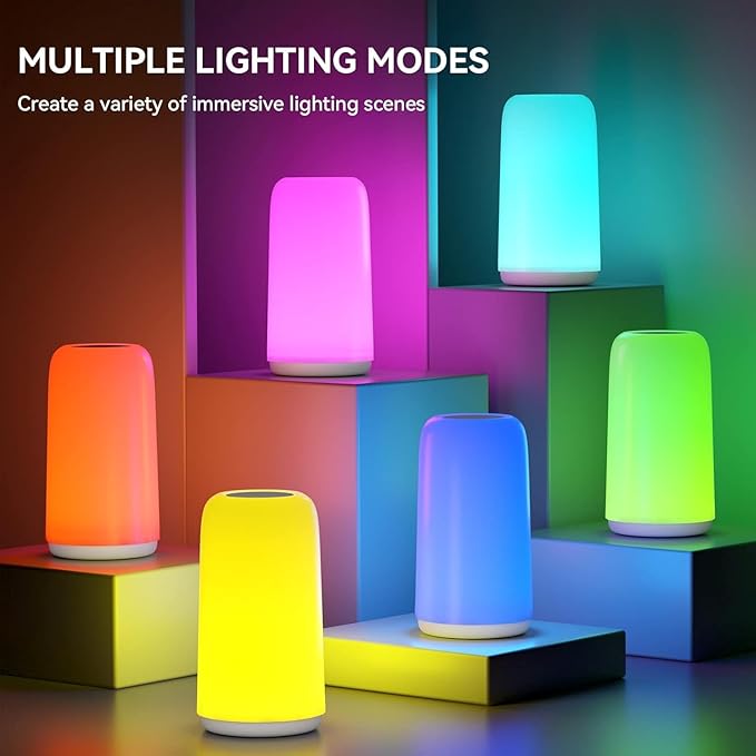 LED Touch Control Table Lamp With Warm Light