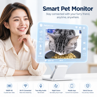 Large-capacity automatic feeder for cats and dogs