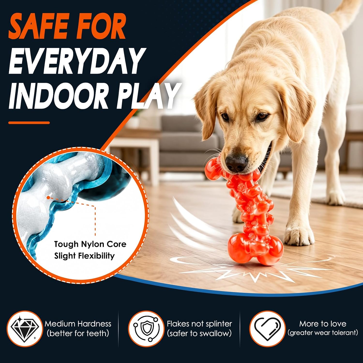 Large Pet Play Toy For Interactive Daily Activities And Chewing