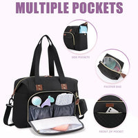 Large travel diaper bag caddy, perfect for organizing diapers, bottles, and pacifiers.