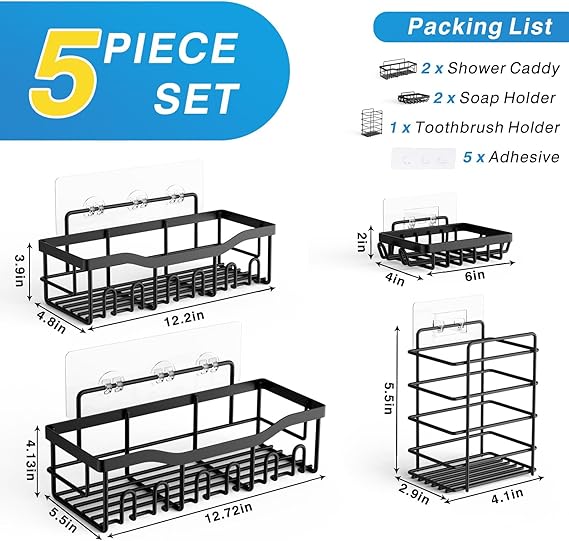 Large Capacity Shower Storage Shelf