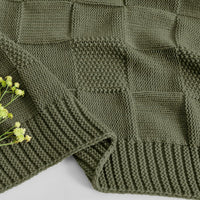 Cozy Olive Green Blanket for Couch Sofa Bed and Chair
