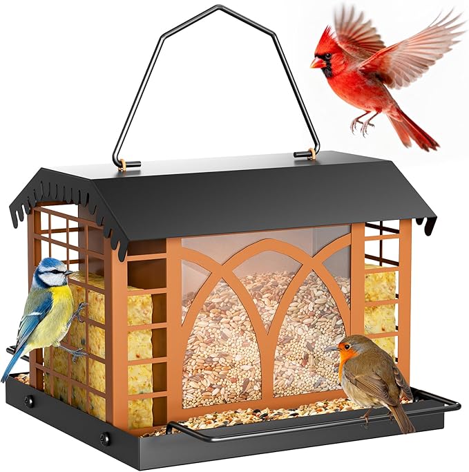 Double Suet Cage for Outdoor Birds