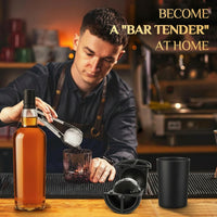 Stainless Steel Ice Ball Maker for Whiskey, Bourbon & Cocktails
