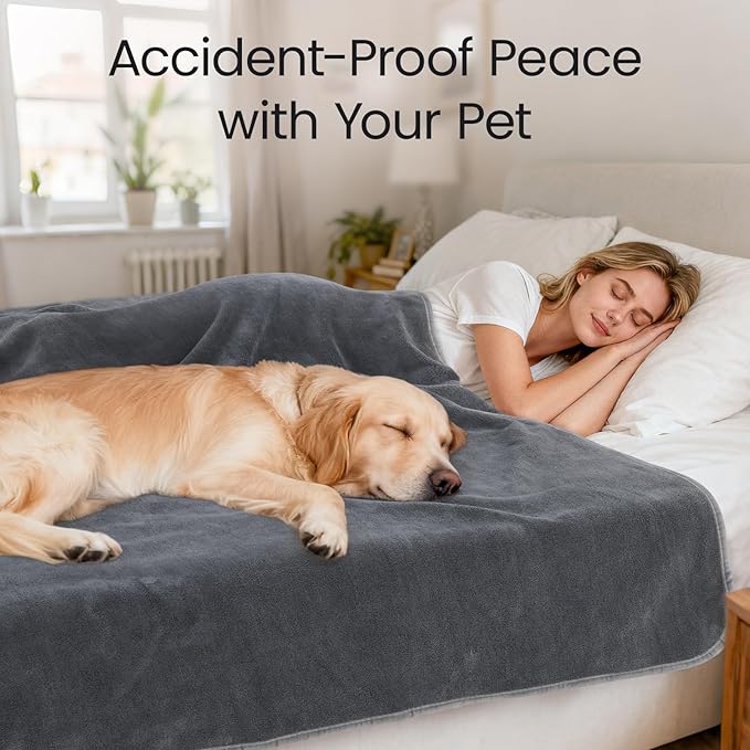 Soft Waterproof Sofa Cover Blanket for Pets Kids and Travel