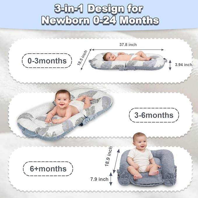 Lightweight baby cushion for home and travel