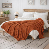 Soft fluffy blanket suitable for all-season comfort