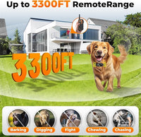 Long Range Dog Training Collar With Handheld Remote Control