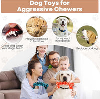 Long lasting dog chew toy set for large dogs strong chewers