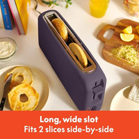Space Saving Toaster with 6 Toasting Levels