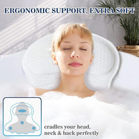 Soft Mesh Bath Headrest Pillow