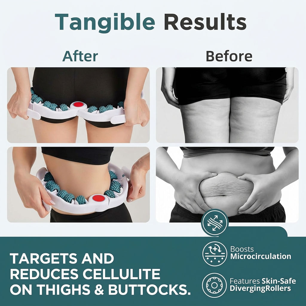  Manual body roller tool with easy grip handle