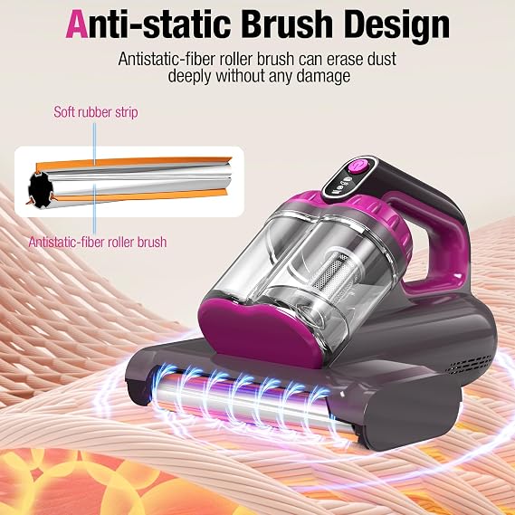17KPa mattress vacuum cleaner with UV-C light