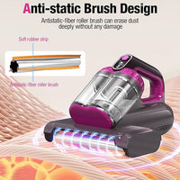 17KPa mattress vacuum cleaner with UV-C light