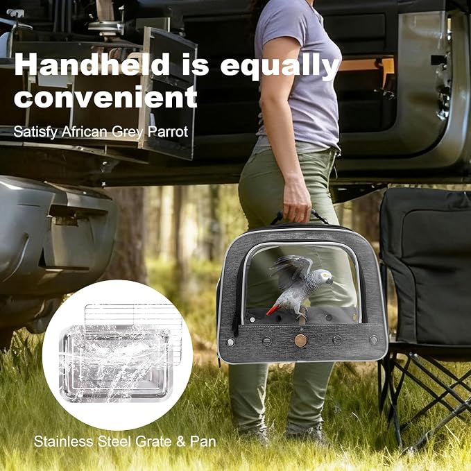 Medium And Large Bird Carrier For Everyday Travel Use