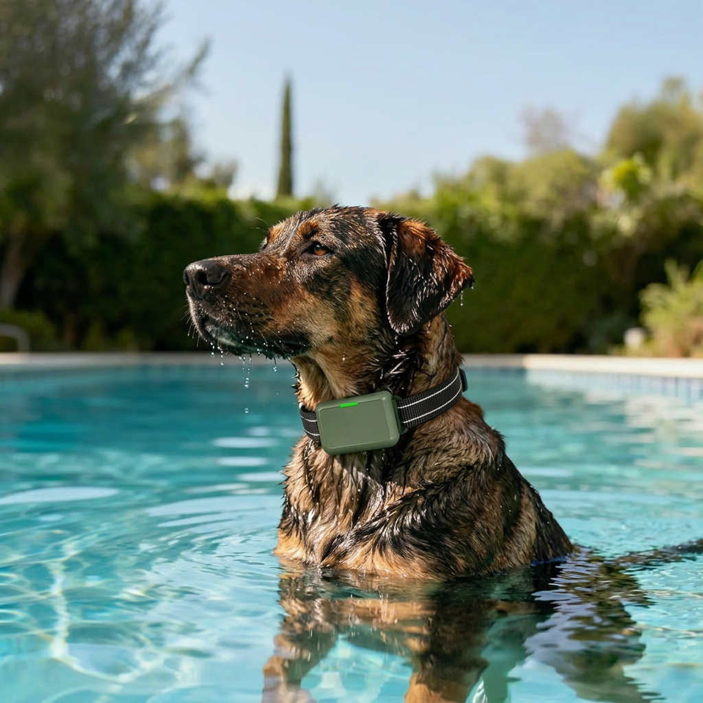 Medium and large dog collar with adjustable size