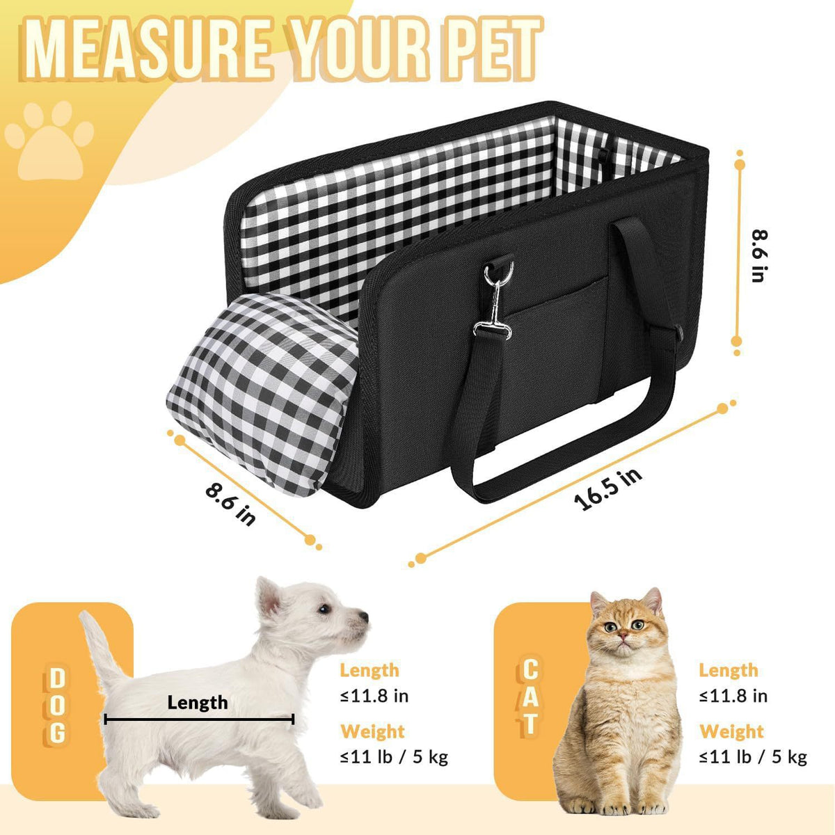 Mesh dog car seat for comfortable vehicle travel